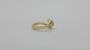 14K Golden Round Pink Ring, 925 Silver Unique Diamond Handmade Ring, Pink Cubic  Zircon, Birthdays Gift For Women, Twist Engagement Ring