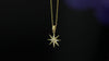 14k North Star Necklace Solid Gold Necklace Sterling Silver Mystical Celestial Pendant Mystical Star Jewelry Unique Anniversary Gift for Her