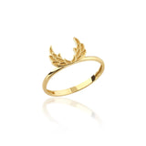 Minimal Angel Wings Ring, Wing Jewelry, Modern Stylish Winged Design