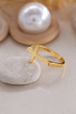 14K Golden Cross Ring / Christianity Ring / Cross Ring /Gift For Mother Day / Religious Ring/ Mini Cross Ring/ Holy Cross Ring/ Baptism Gift